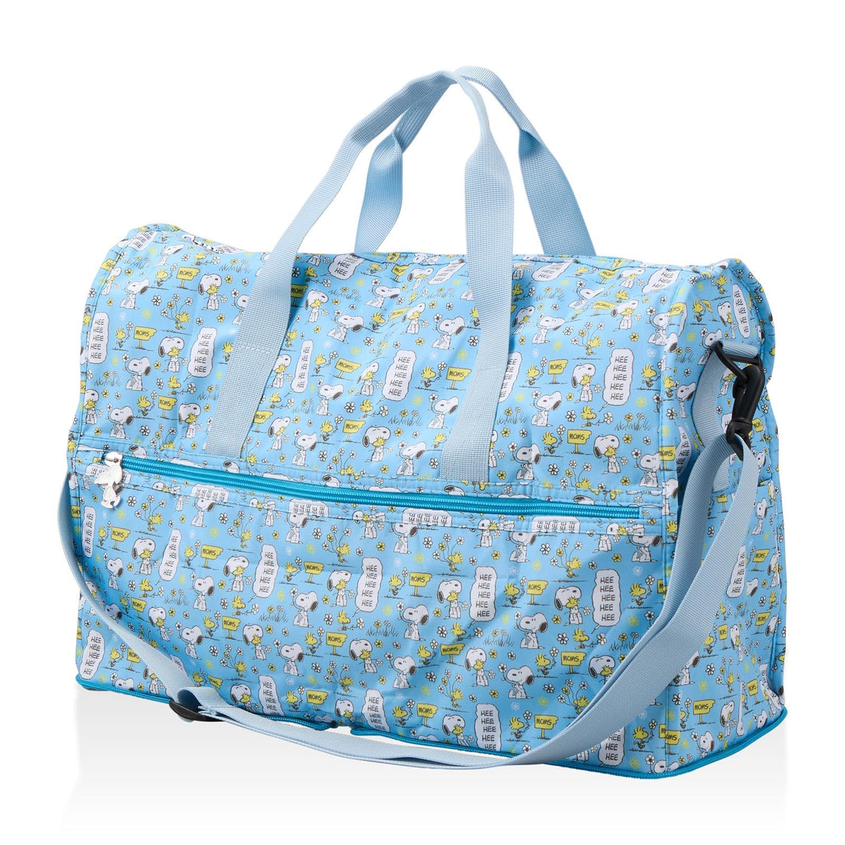 siffler(シフレ) Women's Folding Boston Bag Medium Snoopy, PN172. Blue Flower, Mサイズ