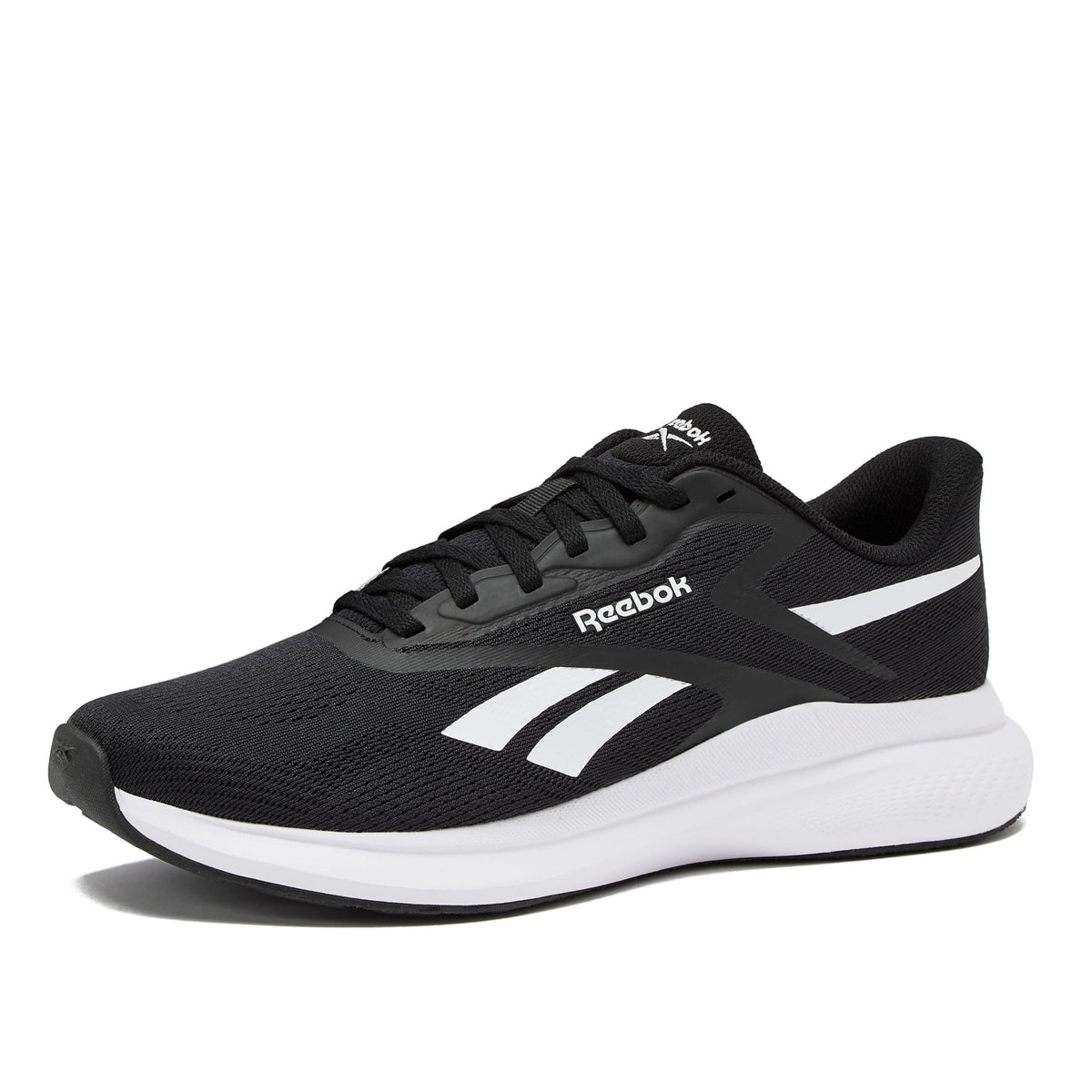 Reebok Energen Run 4 Running Shoes for Men, Lightweight Athletic Mens Sneakers Size 6.5 to 14, White or Black, Black/White, 10.5