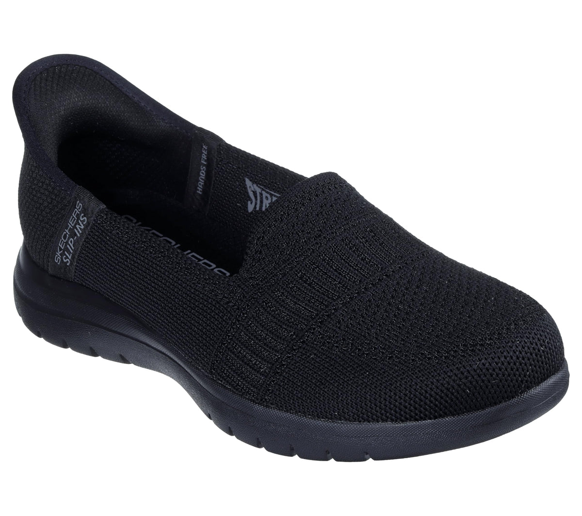 Skechers Women's On-The-Go Flex - Camellia Hands Free Slip-Ins, Black, 5.5 B (M)