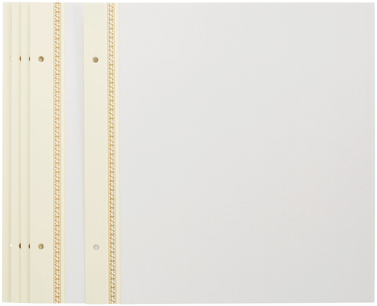 Nakabayashi Fueru Album Gold Line Replacement Card, S Size, Set of 5 A-SR-5A