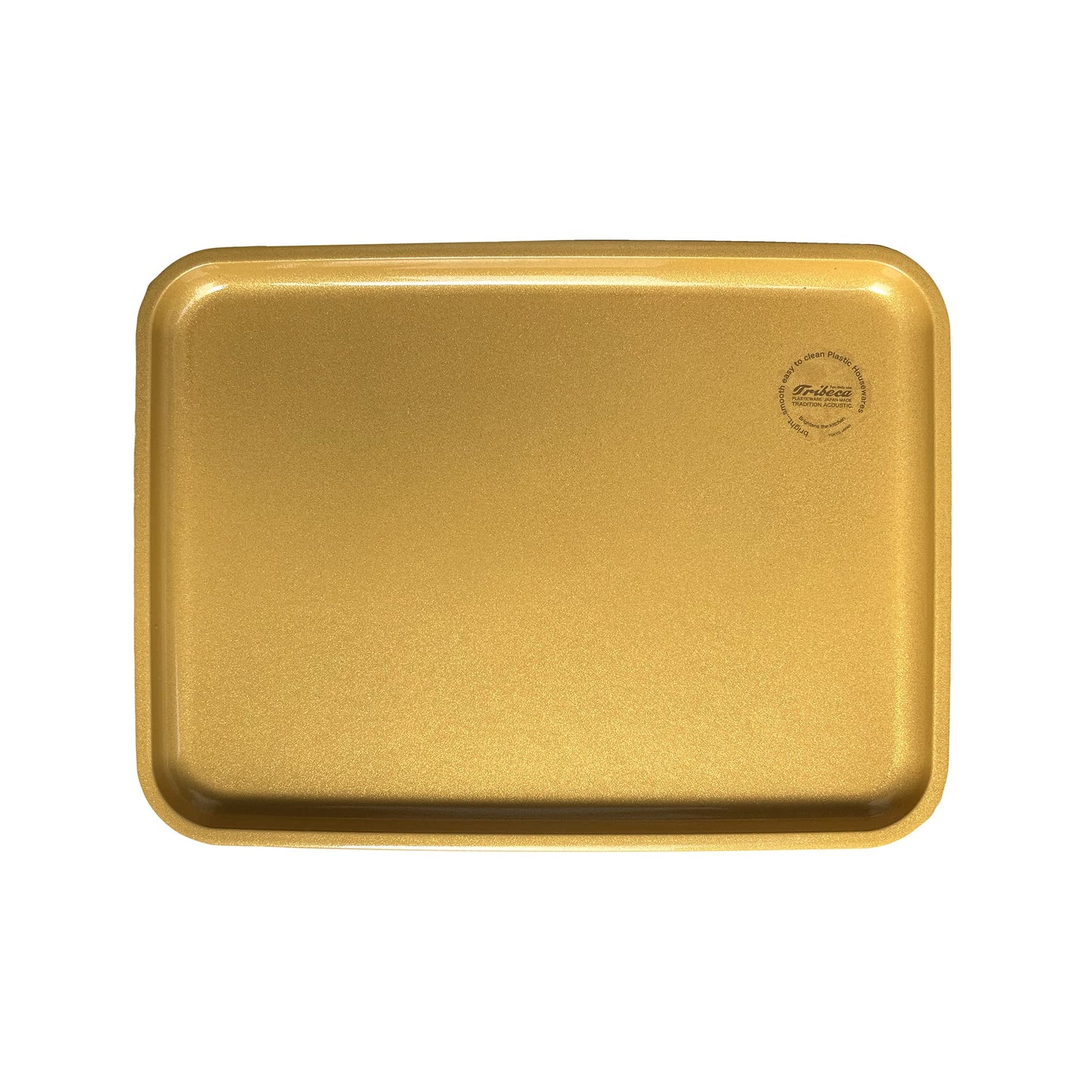 Tradition Acoustic PLATRAY Tray, Non-Slip Treatment, 16.9 inches (43 cm), Gold, Made in Japan