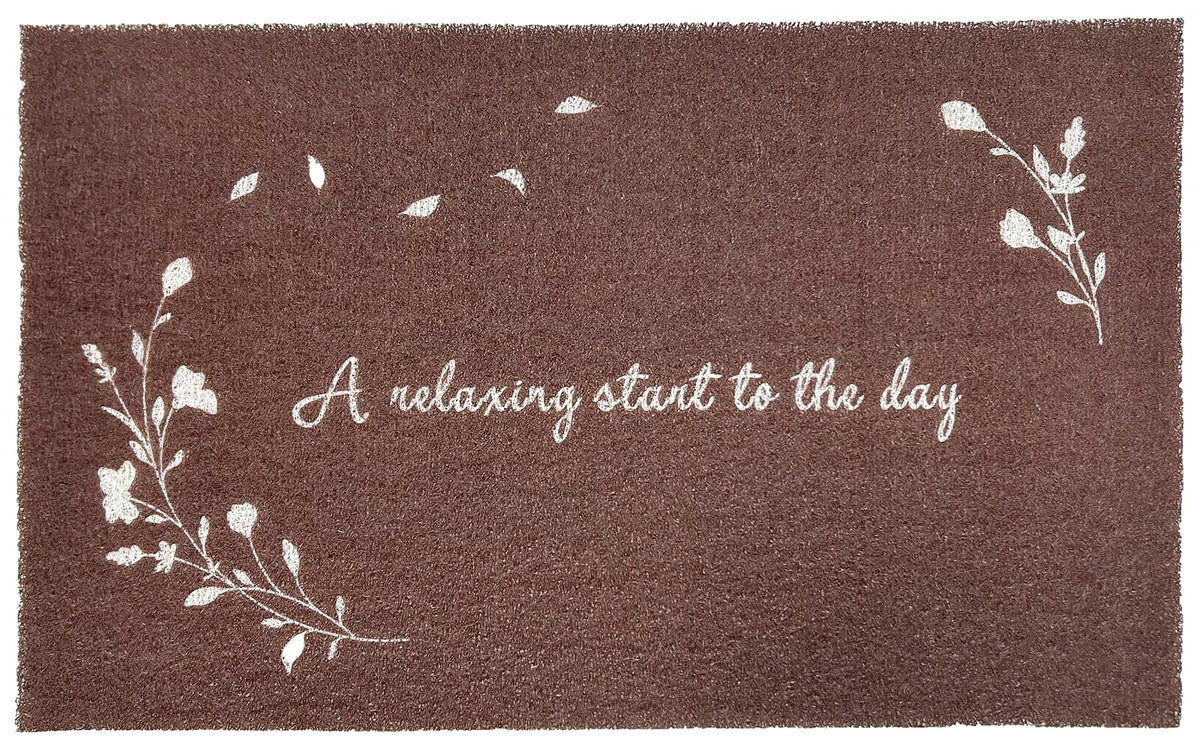 Maruwa Boeki 400945703 Enge Entry Mat, Relaxing Start, Approx. 29.5 x 17.7 inches (75 x 45 cm)