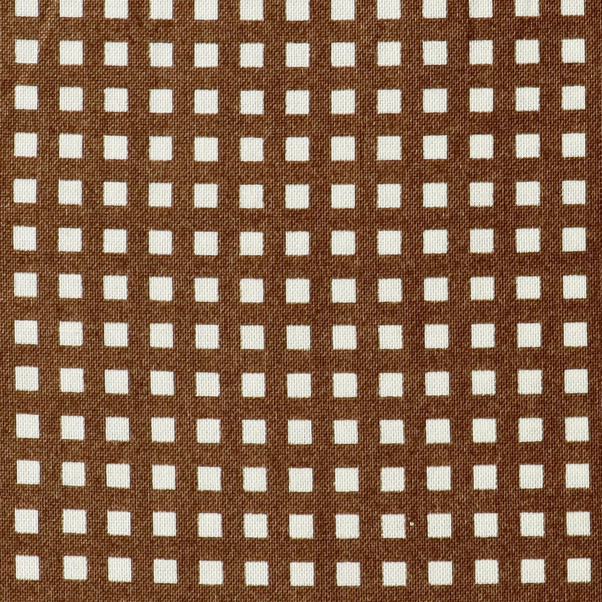 NBK Colorful Plaid Printed Fabric Nordic Style, browns