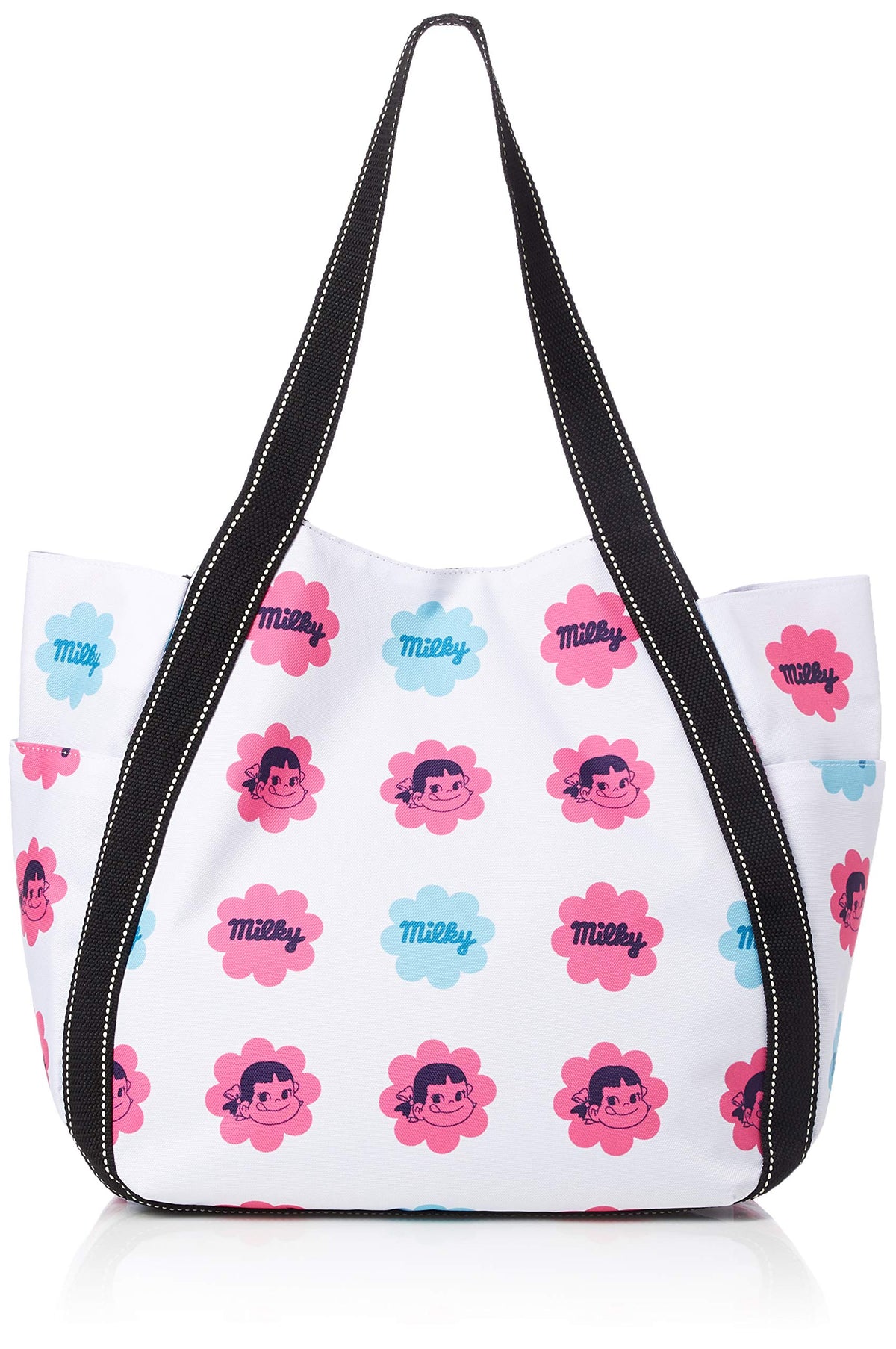 ペコちゃん, Balun Tote Bag, Fujika, Peko-chan, A3 Size, white 02