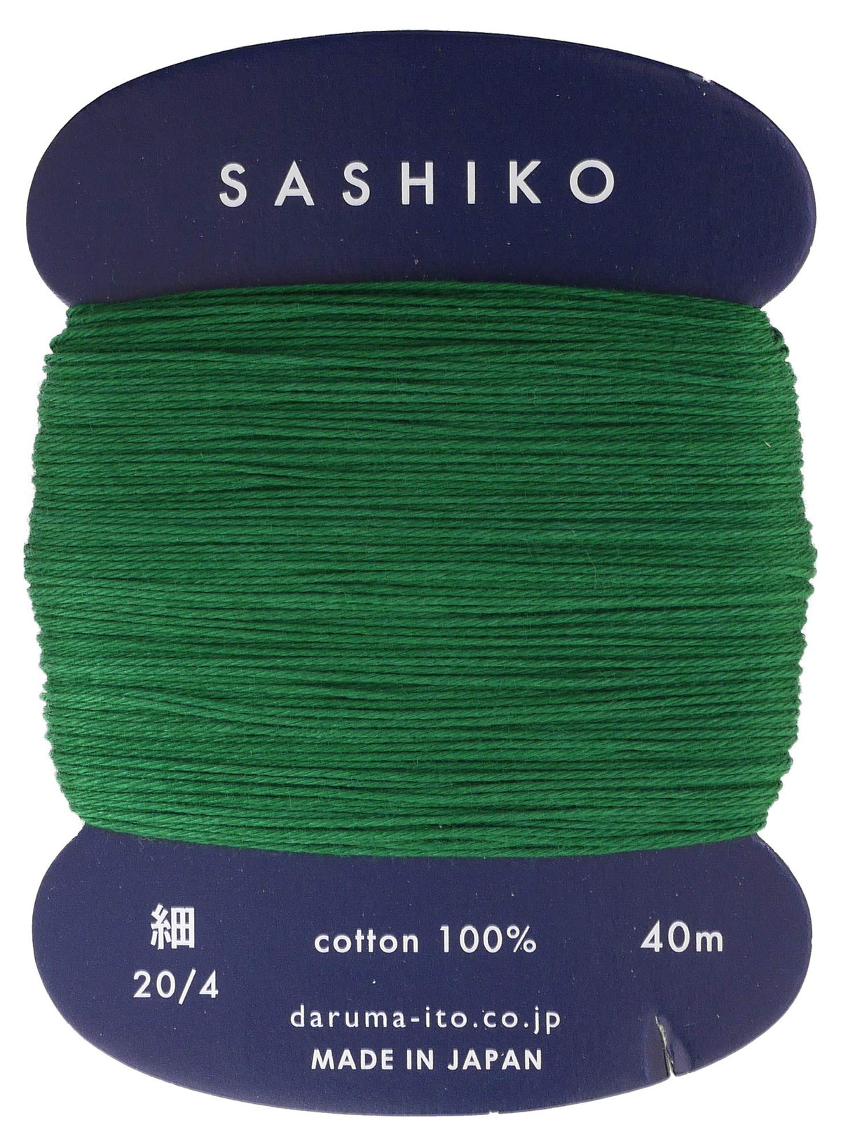 Sashiko Thread Thinner Weight 40m Col. 208 -Mint Green- Japanese Embroidery & Quilting by Yokota