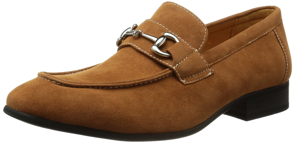 AAA+(サンエープラス) Men's Penny Loafer, Braun, 42(26cm)