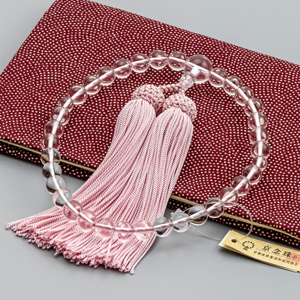 HASEGAWA Buddhist Rosary Bag Included, Funeral, Memorial Work, Made in Japan,Japanese Juzu, Prayer Beads, JaUsed in All Sects for Women
