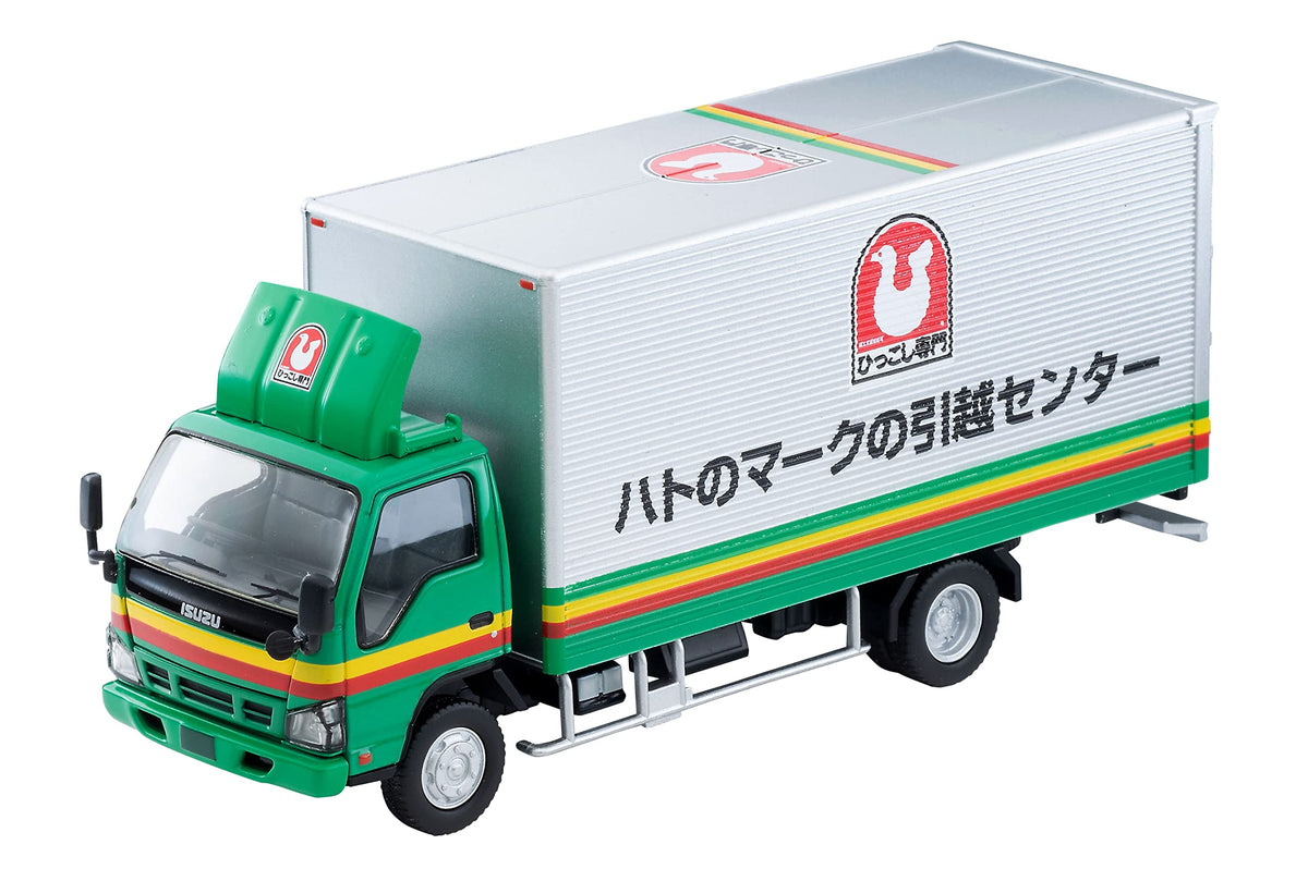 Tomica Limited Vintage Neo 1/64 LV-N285a Isuzu Elf Panel Van Dove Mark Moving Center Finished Product