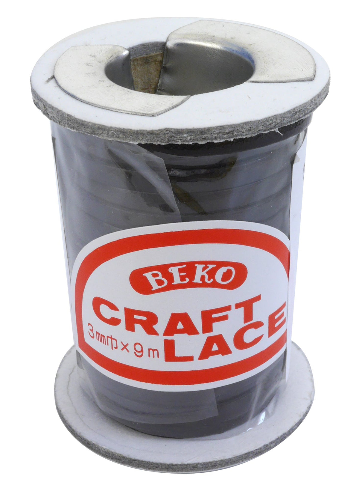Craft Company 3523-04 Craft Lace, Small Roll, 0.1 inches (3 mm), Dark Brown
