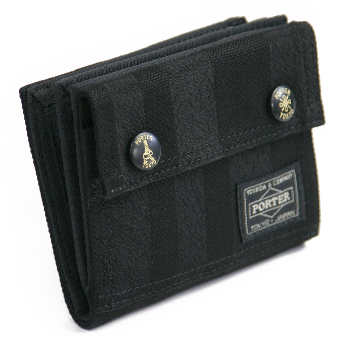 (Porter) Porter Bi-Fold Wallet Yoshida Bag Tango Black 638 – 07801 - black -
