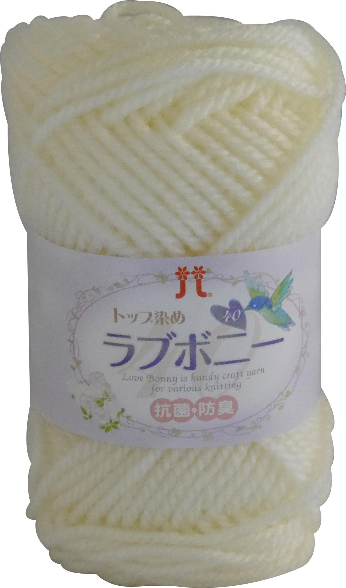 hamanaka Love Bonnie Yarn Chunky Col. A 101 Cream Series G Approximately/70 m 5 Ball Set 0111