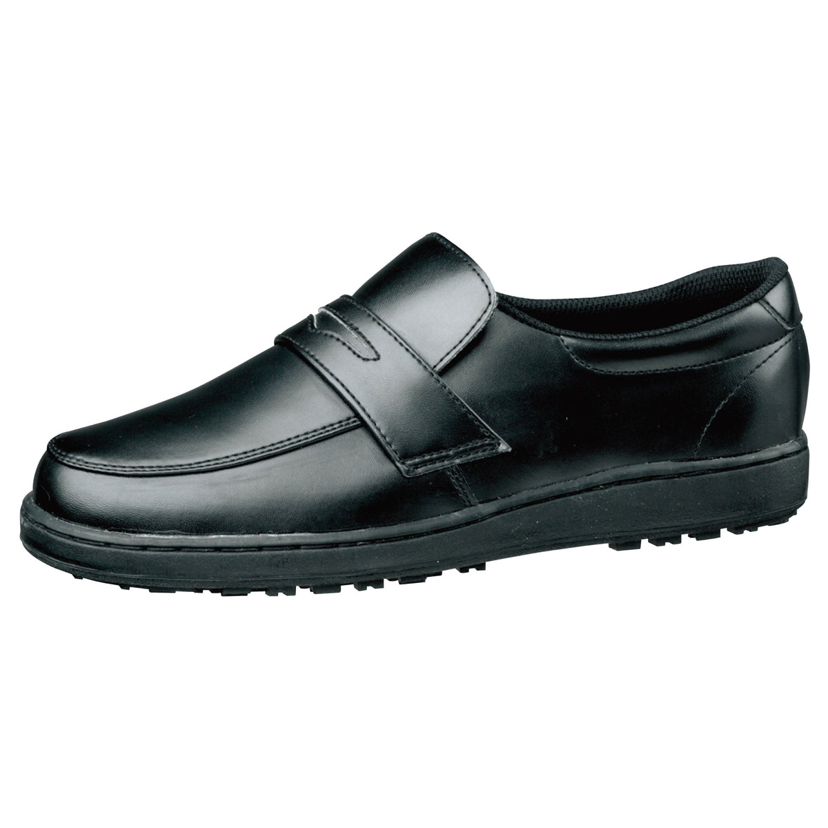Midori Anzen H230 D Work Shoes Non-Slip Loafer Type High Grip - black -