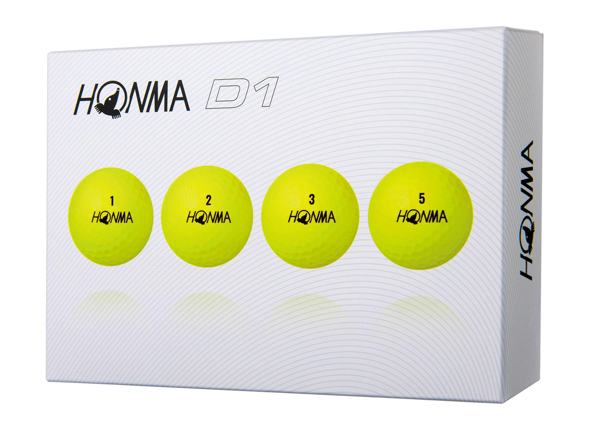 Honma Golf Golf Ball New D1 Yellow 3 Dozens Japan Import