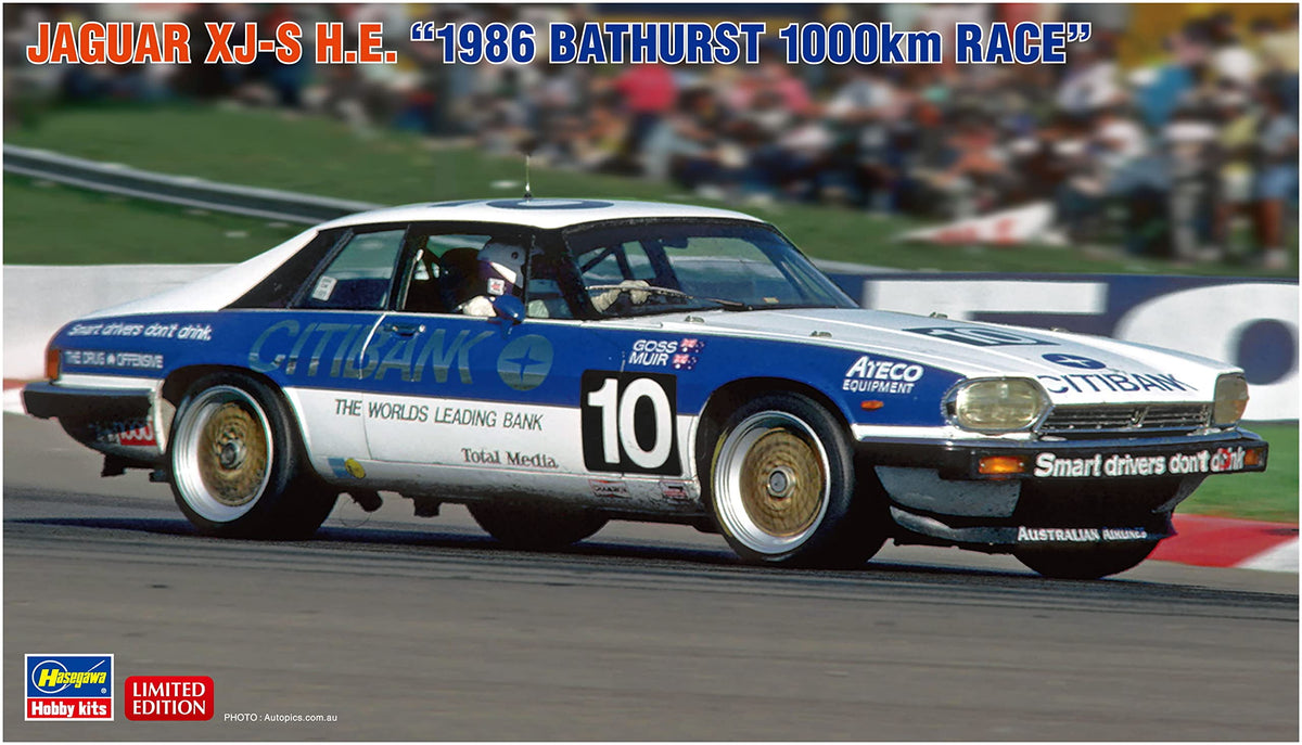 Hasegawa 1/24 Jag XJ-S H.E. 1986 Bathurst 1000 km Race Plastic Model 20580