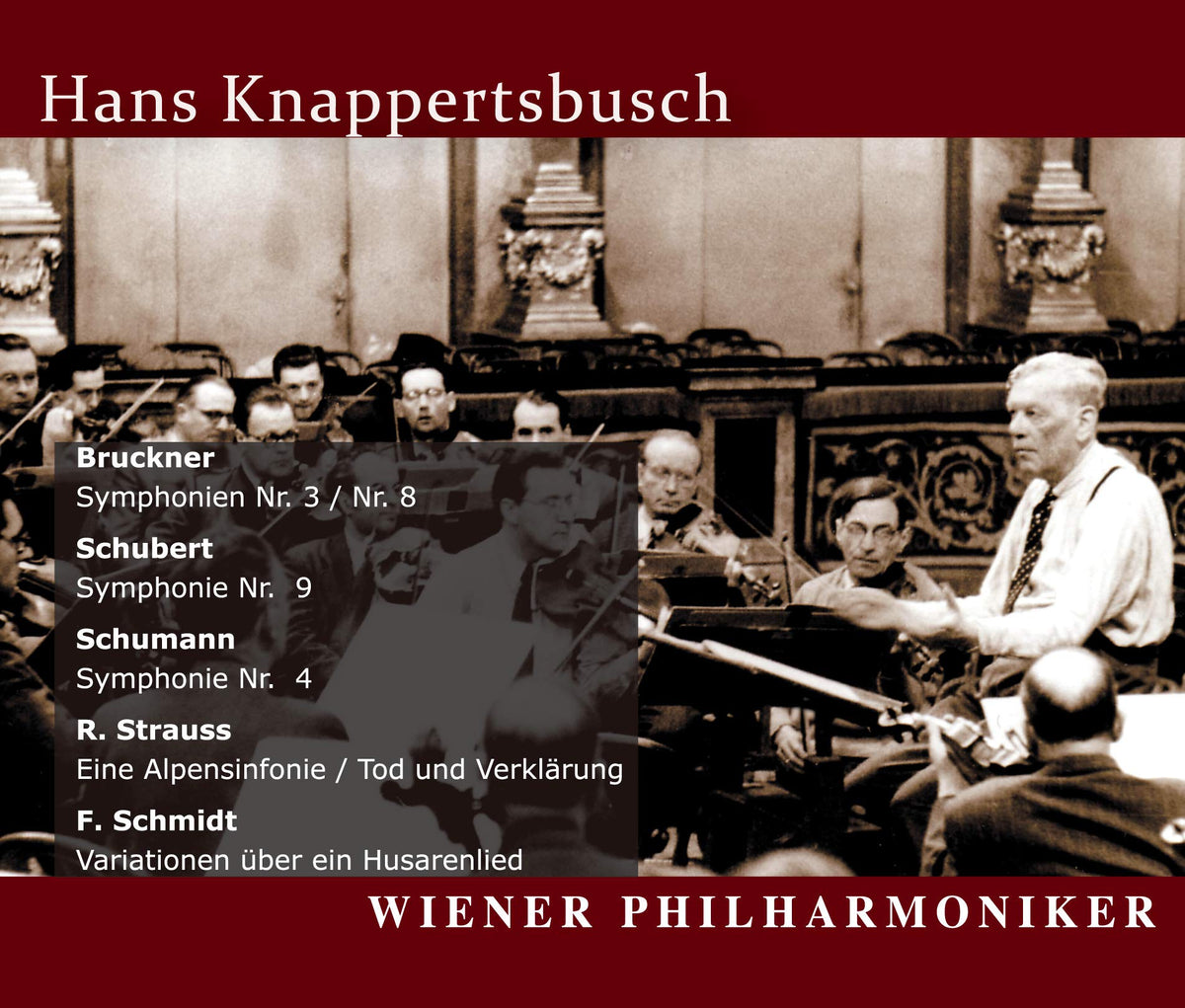 Vienna Phil ORF Post-War Live Collection / Hans Knappertsbusch, Wiener Philharmoniker, 6CD, Domestic Press, Japanese Belt and Instructions Included (English Language Not Guaranteed)