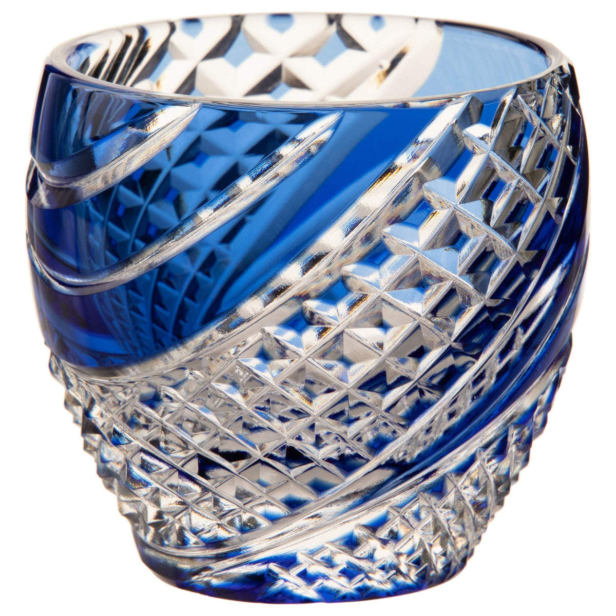 T535-2044-CCB Mon kaiseki full T535-2044-CCB sink Kagami Crystal Edo Kiriko fish child