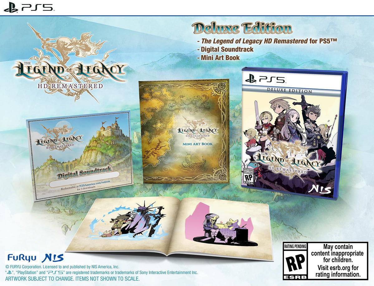 The Legend of Legacy HD Remastered: Deluxe Edition - PlayStation 5