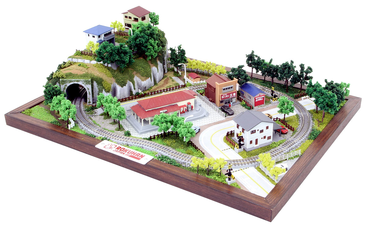 Rokuhan S071-2 Z Gauge Wall Mount Diorama Set Railway Model Supplies