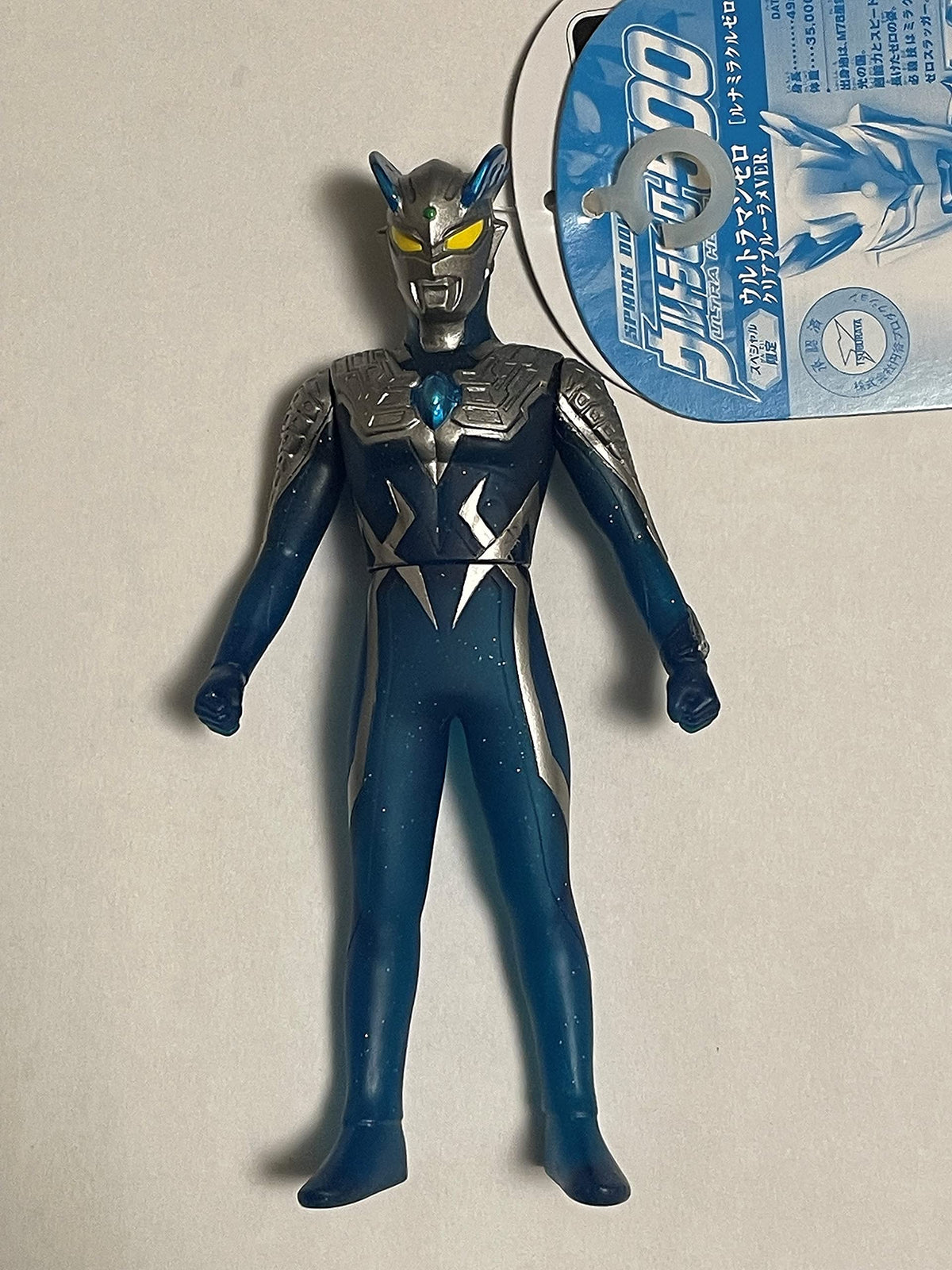 Special limited Ultra Hero 500 Ultraman Zero Luna Miracle zero clear blue lame VER. (japan import)
