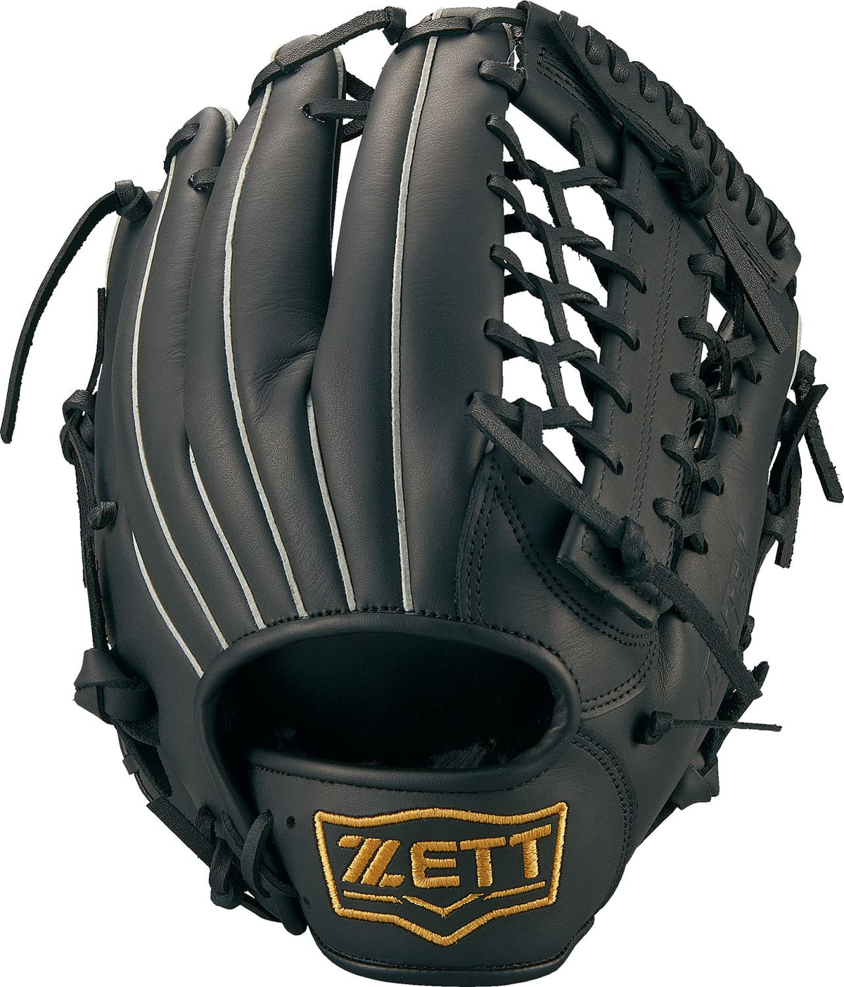 Zett BSGB3910A Soft Baseball and Soft Gloves (Gloves), Litex, All Round, for Left Throw, Black (1900), Size: 5