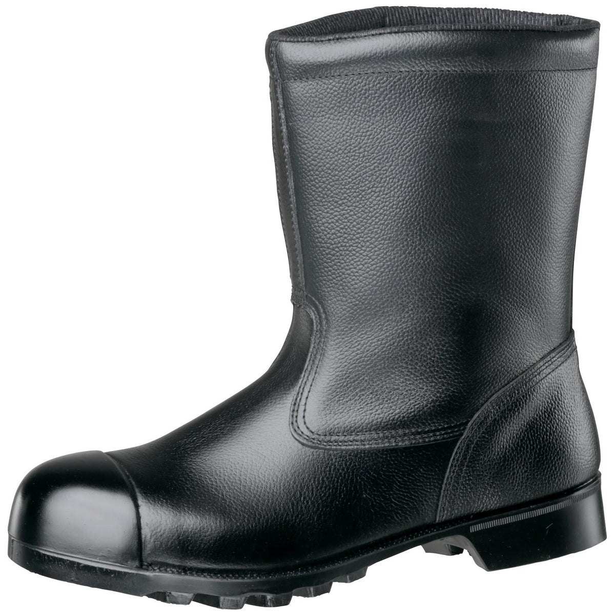 ミドリ安全 Men's 安全靴 JIS規格 H種 重作業対応 トゥキャップ付き 半長靴, Black (Black 19-3911tcx), 8.5