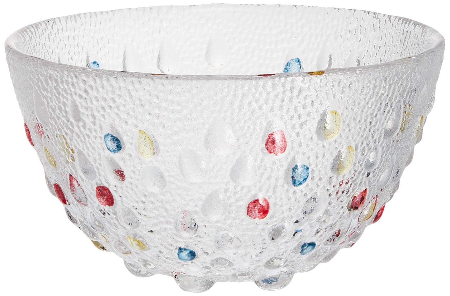 DANSK Bubble Confetti Fruit Ball 791269 Glass Scandinavian Design DANSK Colorful Dot Bubble Series Bubble Confetti Fruit Bowl 16.5 fl oz (470 ml) Hand Painted Fruit, Yogurt, Cereal, etc. 791269