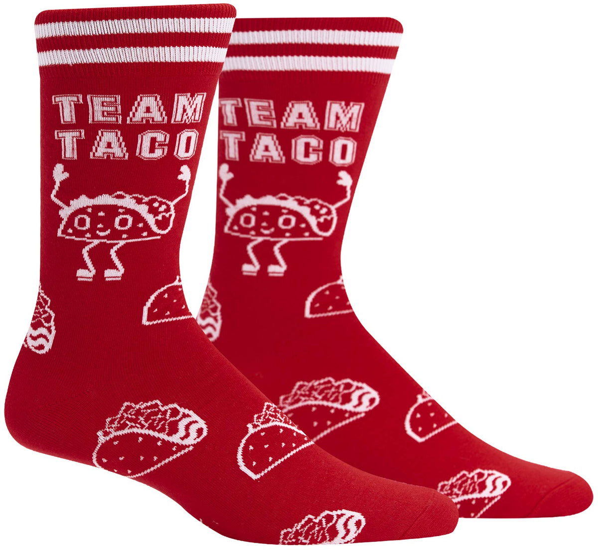 Sock It To Me, Bacon, Men's Crew Socks, Food Socks (Team Taco)