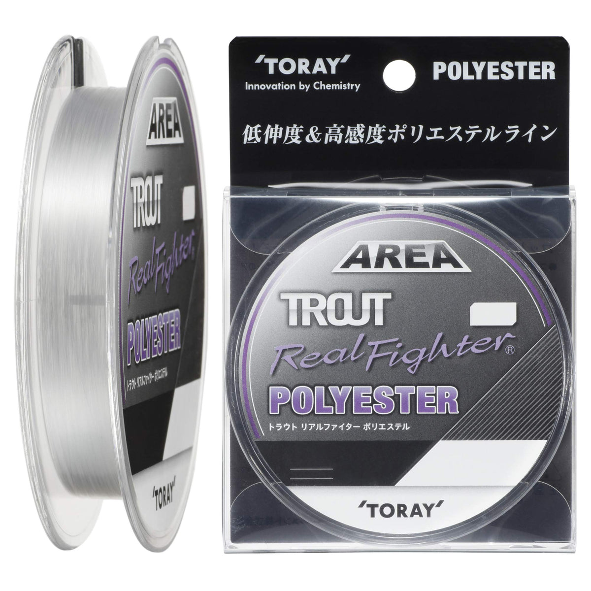 Toray Trout Real Fighter Polyester, 656.2 ft (200 m), No. 0.3