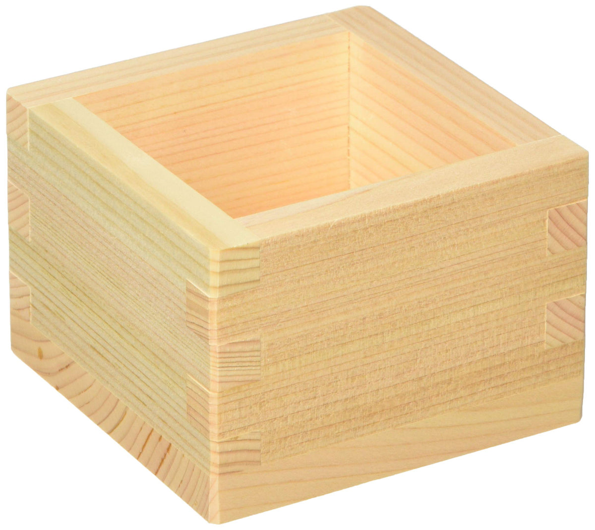 Miyanurushi Craft QKM19010 Wooden Masu, 1 Cup, Cypress Wood, Japan