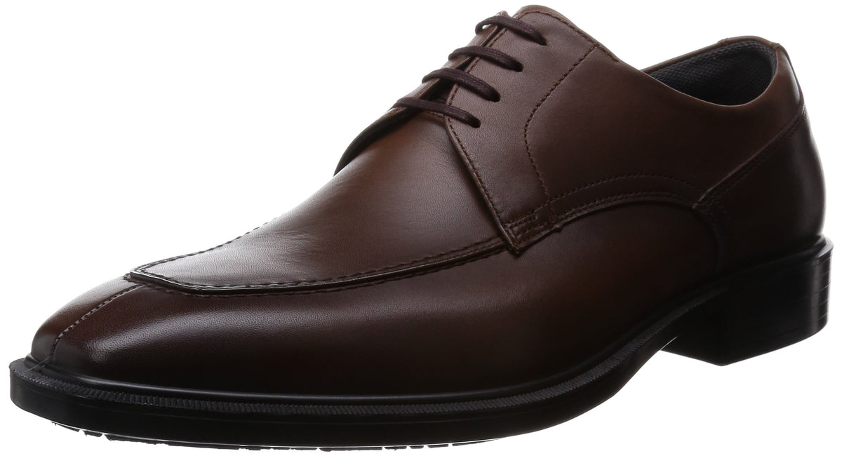 通勤快足(ツウキンカイソク) Men's Business Shoes, Formal, Waterproof, Gore-Tex, U-Tip, Brown (French Toast 19-1012tcx), 8.5