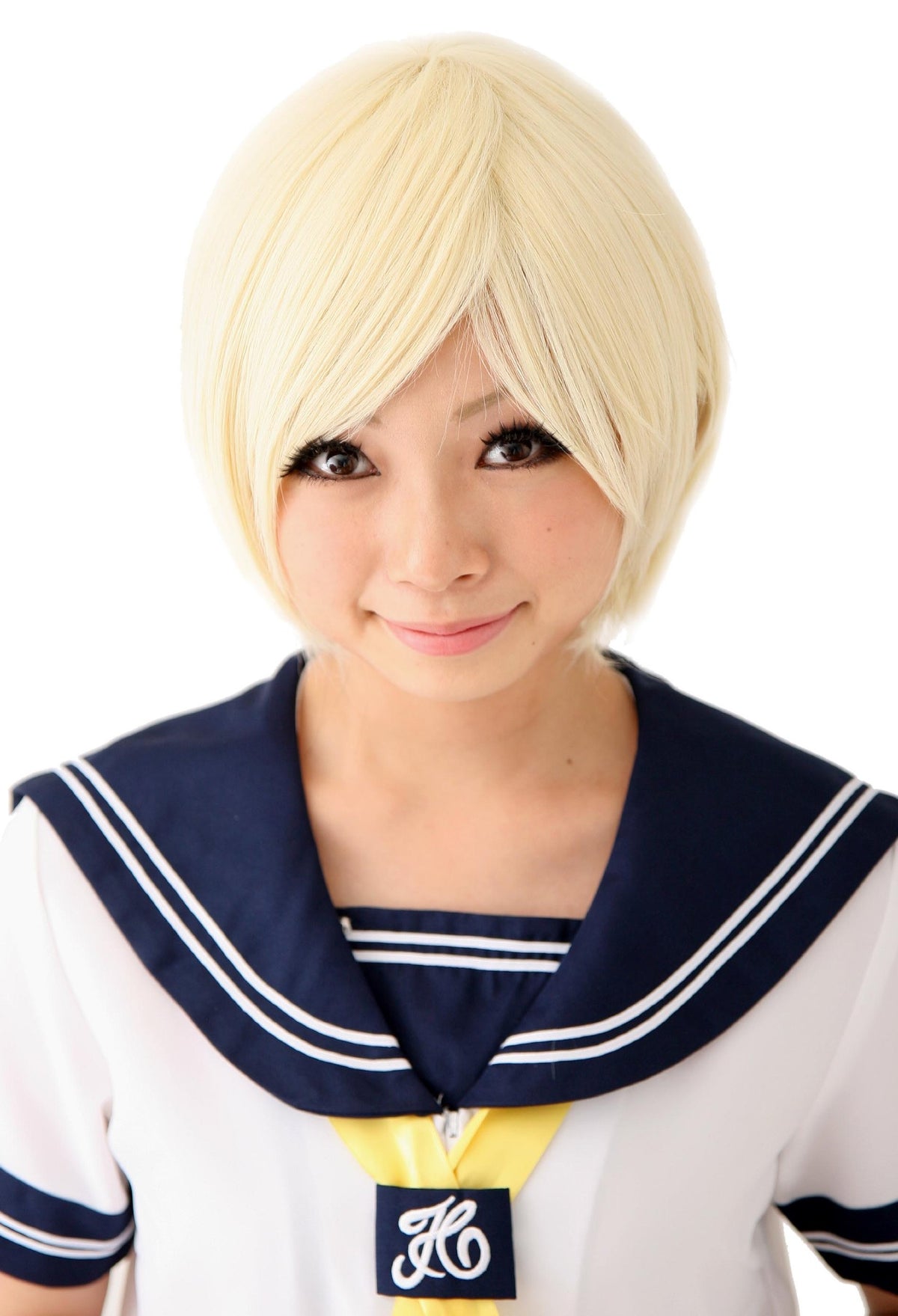 Kira! ? and Bob Heat-resistant wig gold