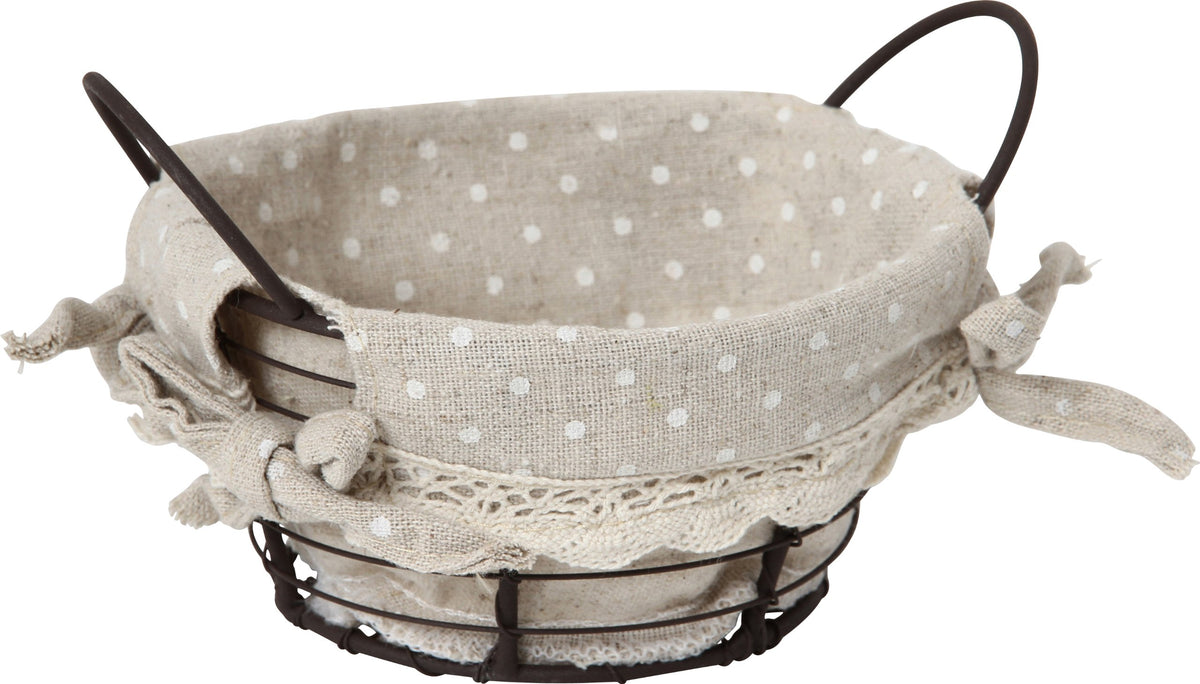 Fuji Boeki 94580 Wire Mini Basket, Round, S