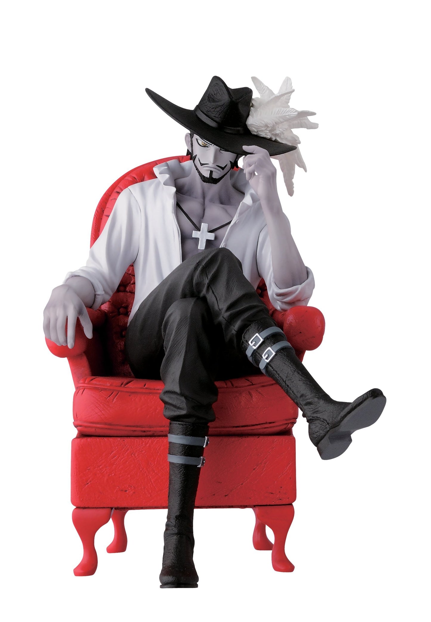Banpresto One Piece 5.5-Inch Mihawk Creator x Creator Series Figure, Dracule.Mihawk Special Color Version