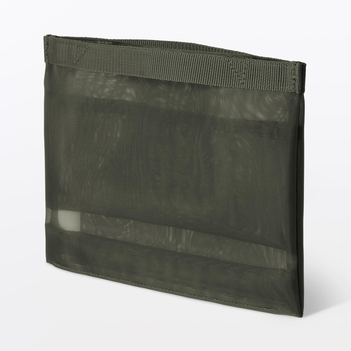 MUJI 23044707 Nylon Mesh Bag-In Bag for A5 Size Khaki