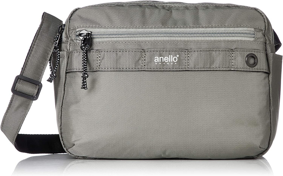 Anero Grande DC GUA0982Z Double Layer Round Shoulder Bag, Light Gray
