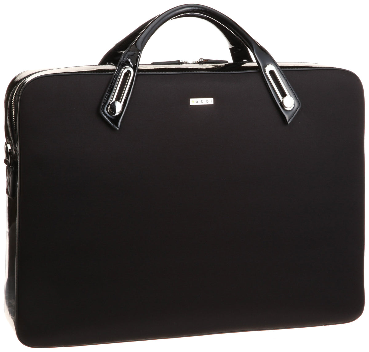 Abbi New York Satin Briefcase L, black (black 19-3911tcx)