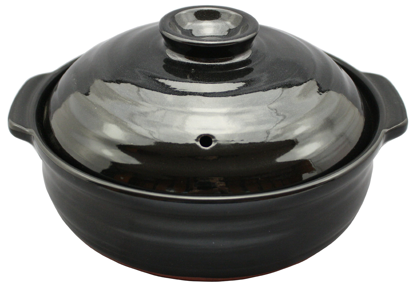 Banko Ware No. 8 IH Earthen Pot, Gintenmoku 6-10973