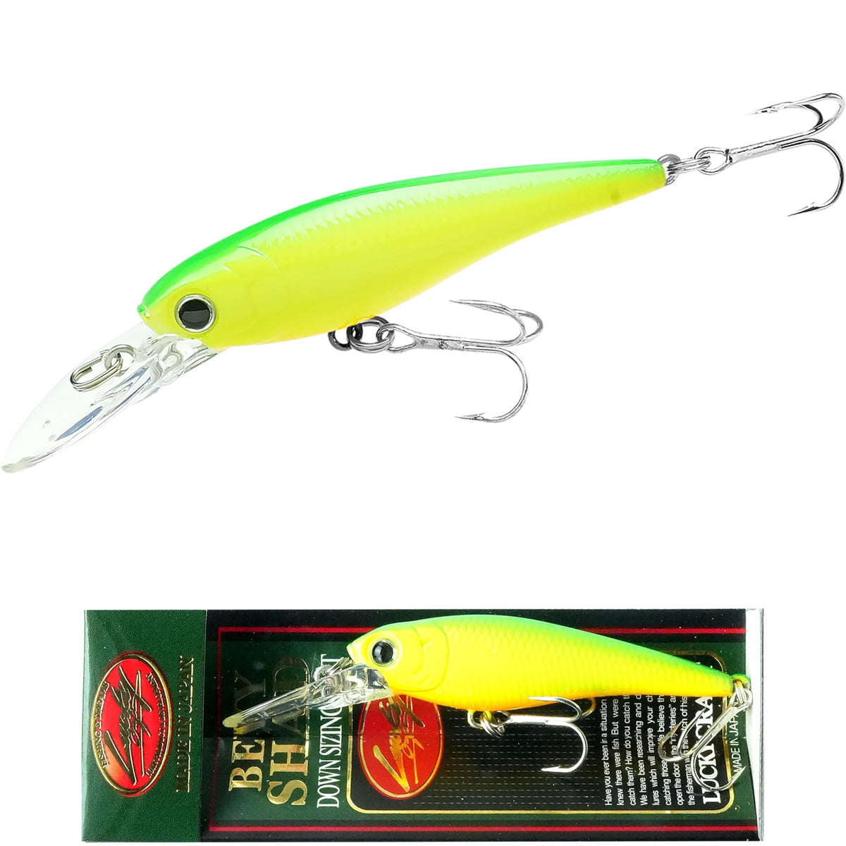 LUCKY CRAFT Bevy Shad 60SP, 3112 Malas Lime Chart, JDM, Freshwater Lake Bass Fishing Bait, Freshwater Fishing Gear, Tournament Winning, Champion Bait, Accessories, Tackle