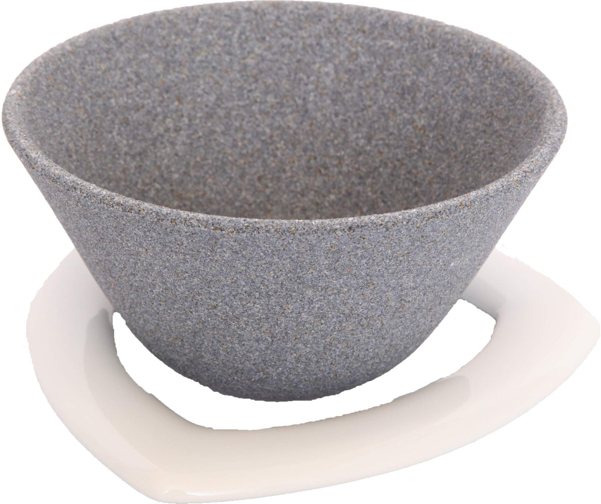 COFIL Standard Ceramic Coffee Filter Dripper with Dedicated Base, White 13904002