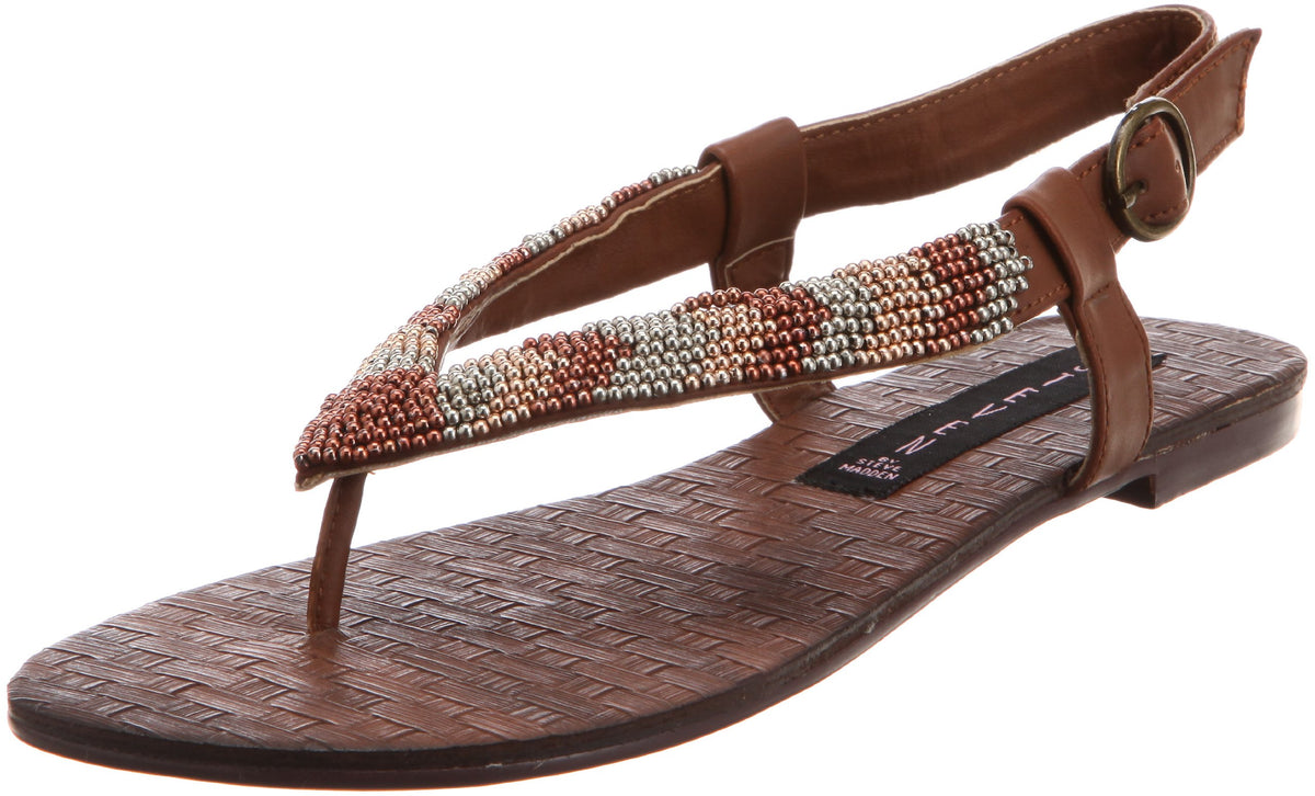 Steve Madden SVP-CASTT Flat Shoes, MET MUL, 22.0 cm