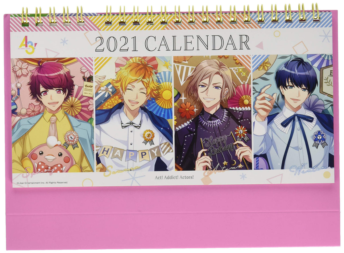 Japanese Calendar Ensky A3! 2021 Calendar Desktop CL-35