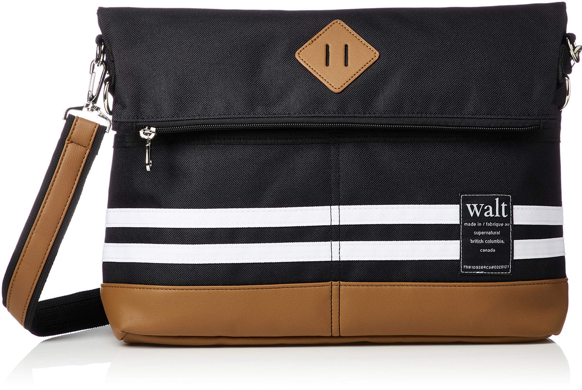 Walt wlt LINE Men's Shoulder Bag, Black