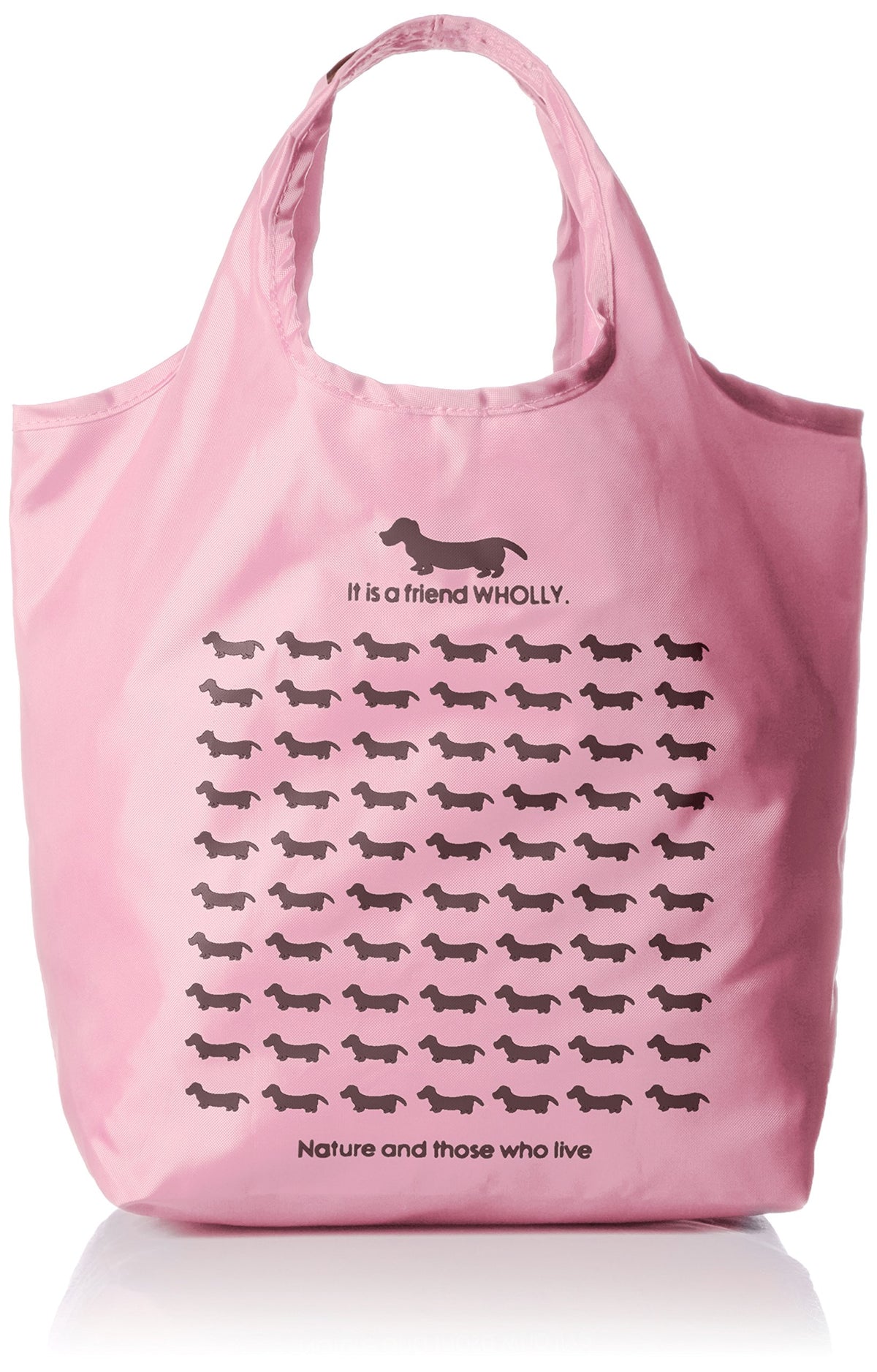 WHOLLY Tote Bag, Pink