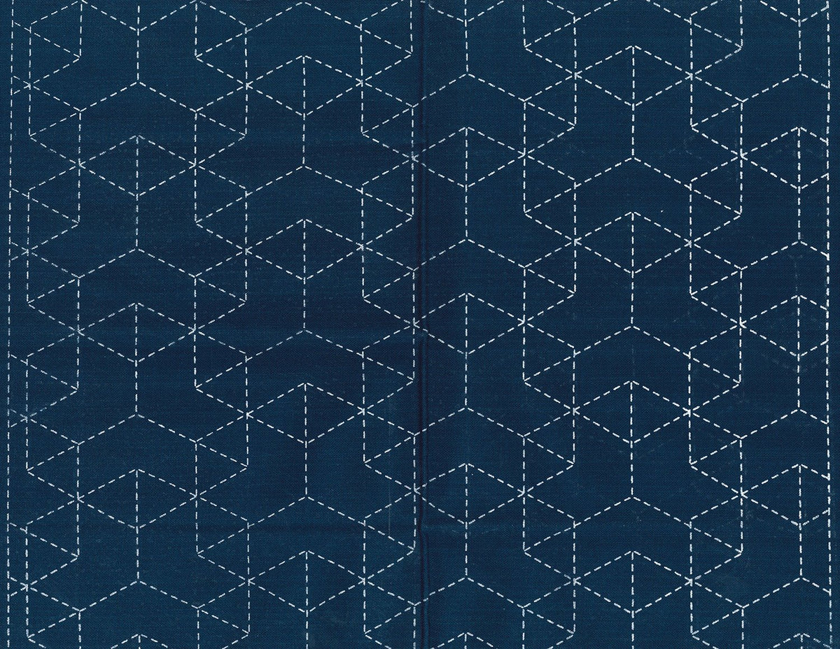 Nazca needlework cloth indigo dyeing five hexagonal sins tree (japan import)