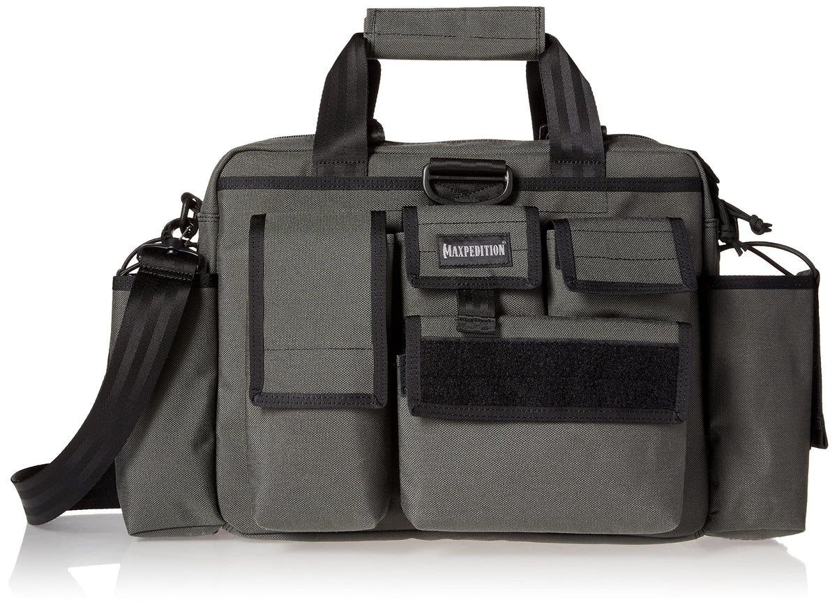 Maxpedition # 2125W: Last Resort Tactical Attache v2, Wolf Gray, Compact, Attache