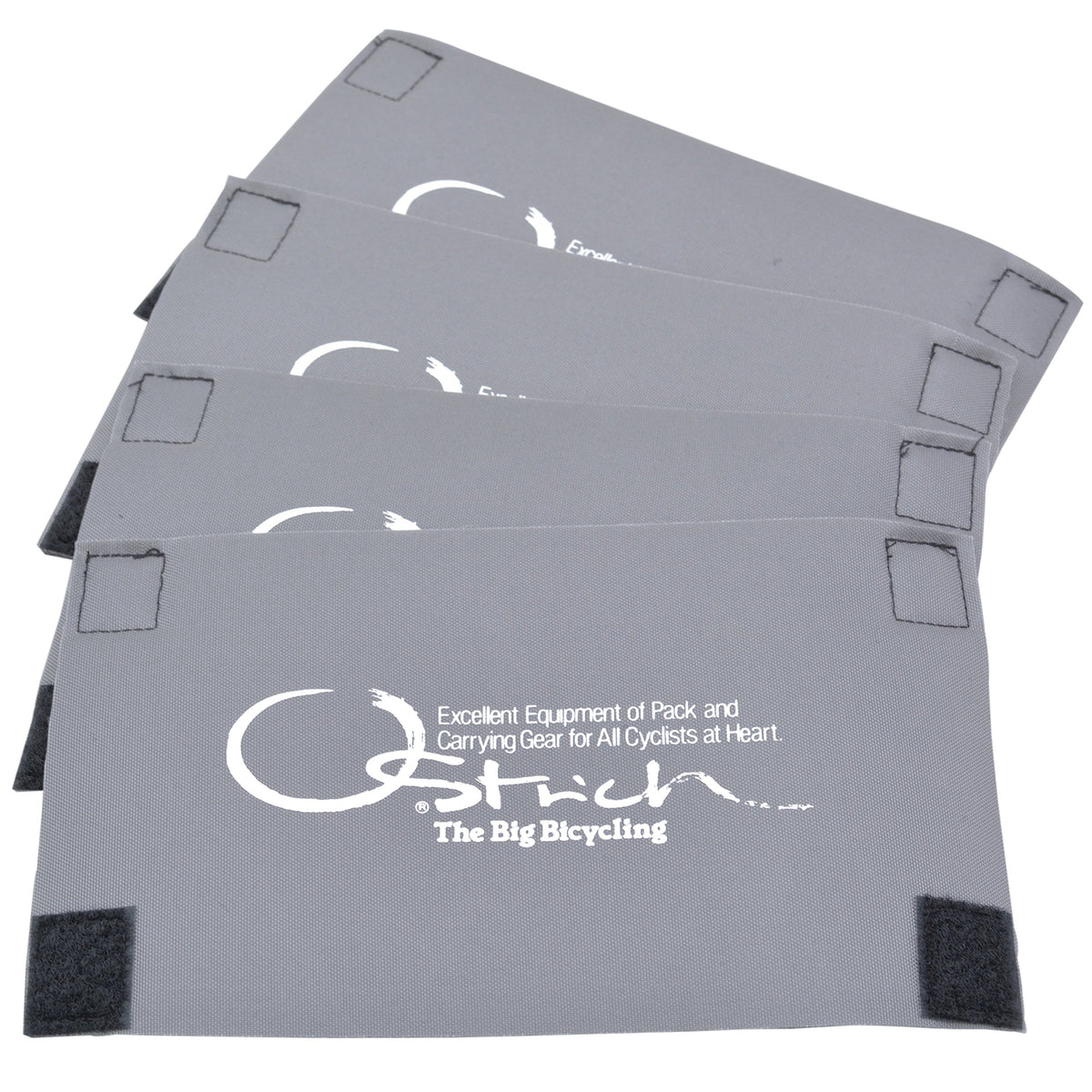 Ostrich (Ostrich) Frame Cover B set of 4 Gray