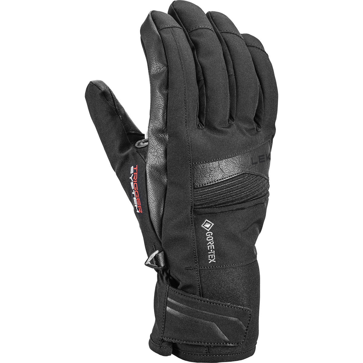 LEKI Shield 3D GTX Ski Gloves - Black Small