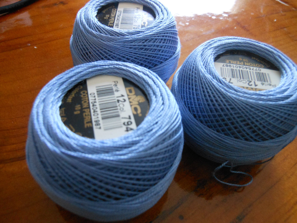 DMC Pearl Cotton 12 Color # 794 Periwinkle
