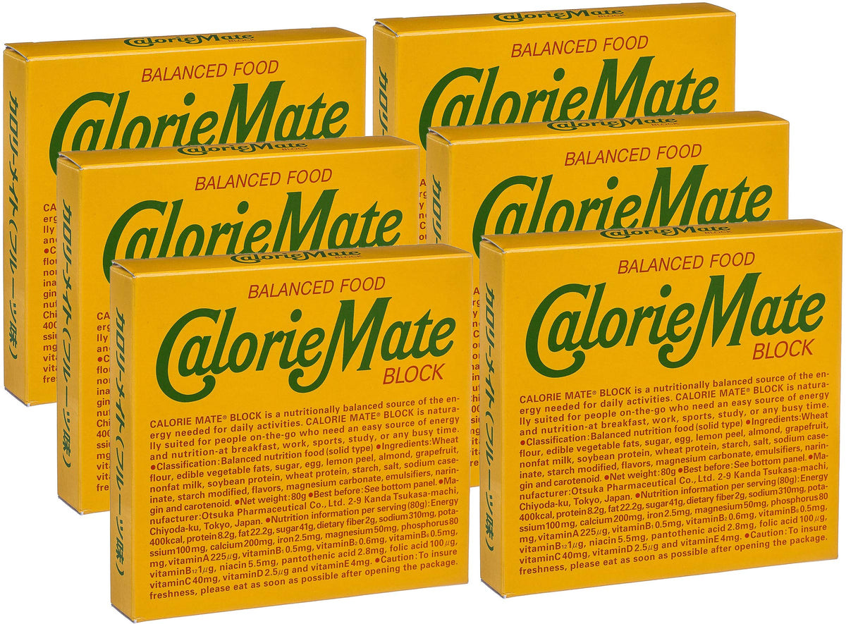Otsuka Calorie Mate Balanced Food Fruit 2.82oz/80g (6pack)