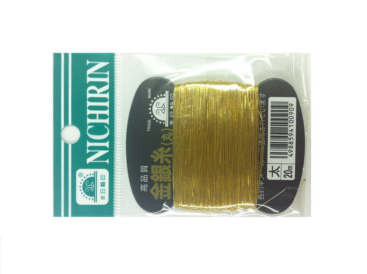 Nichirin gold and silver thread (round) gold thickness